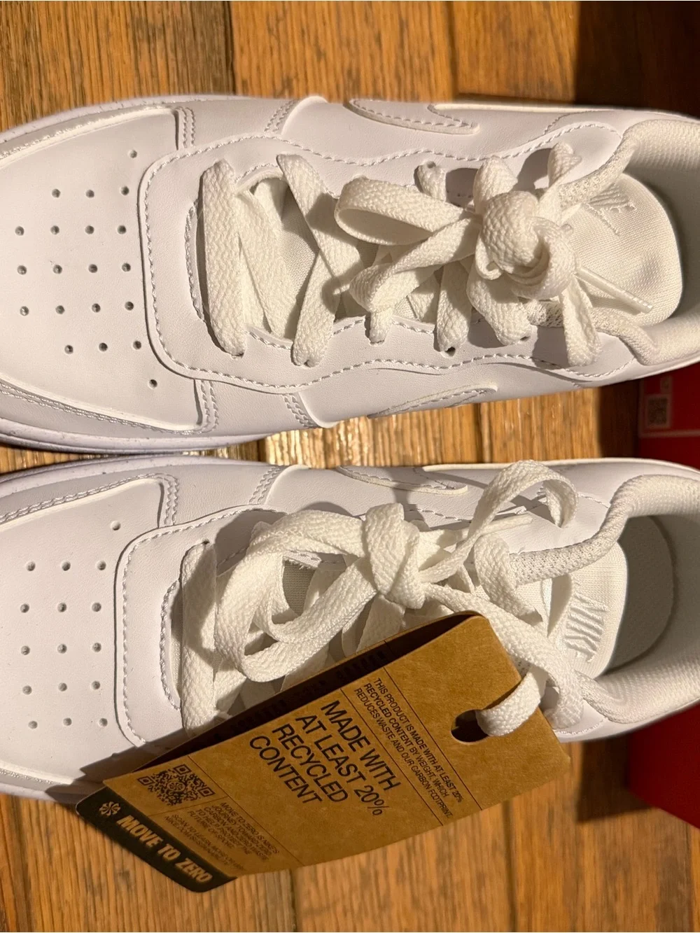 Nike Kids White Low-Top Casual Sneakers